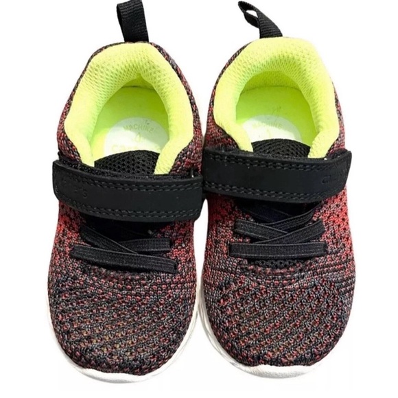 Carter’s Baby Boy Black and Red Sneakers - Picture 1 of 5